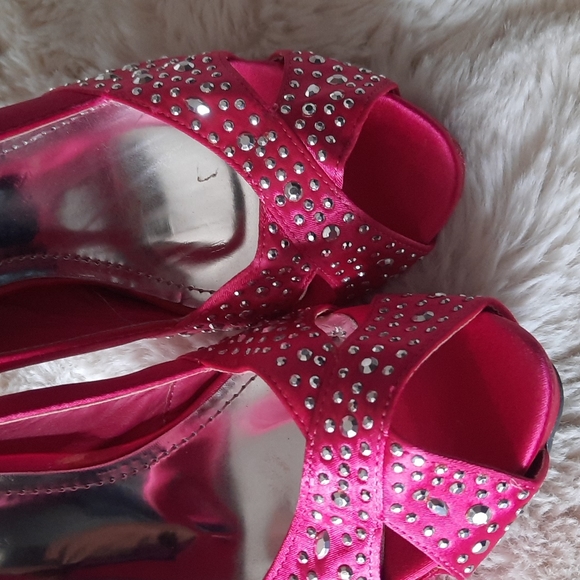 Pink Deb stilleto heels size 9 - Picture 6 of 11